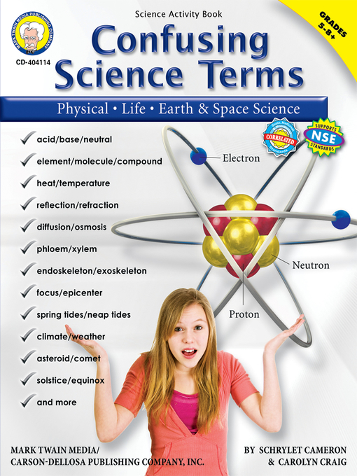Title details for Confusing Science Terms, Grades 5 - 8+ by Schyrlet Cameron - Available